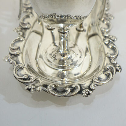 Edwardian Silver Egg Cup Set - Image 2