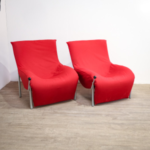 Classic Ikea Romme Reclining Chairs