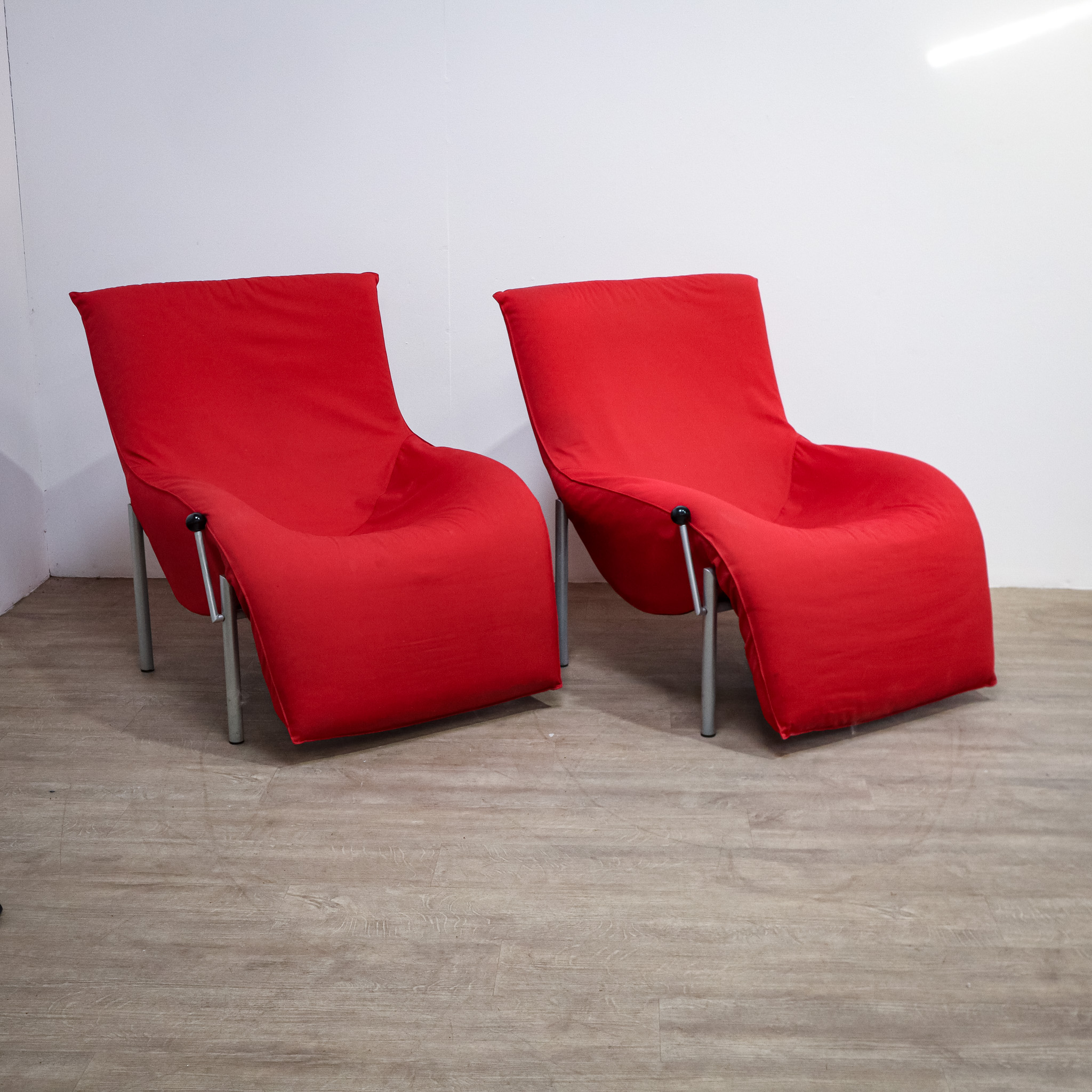 Classic Ikea Romme Reclining Chairs