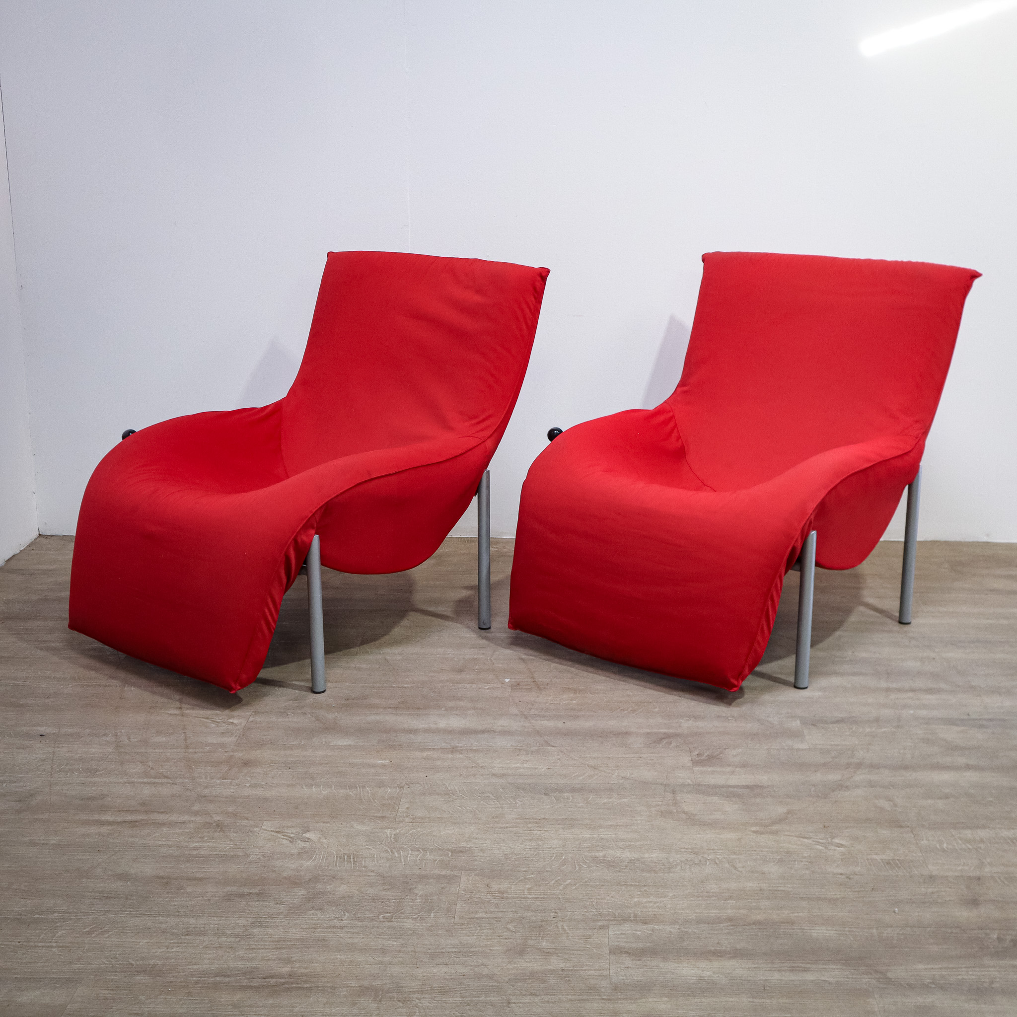 Classic Ikea Romme Reclining Chairs