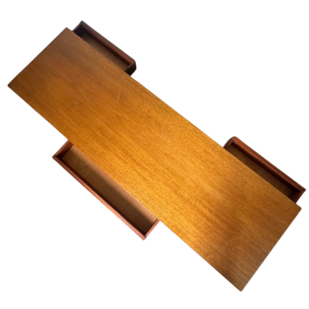 Mid Century 1960s Greaves & Thomas Low Console Coffee Table