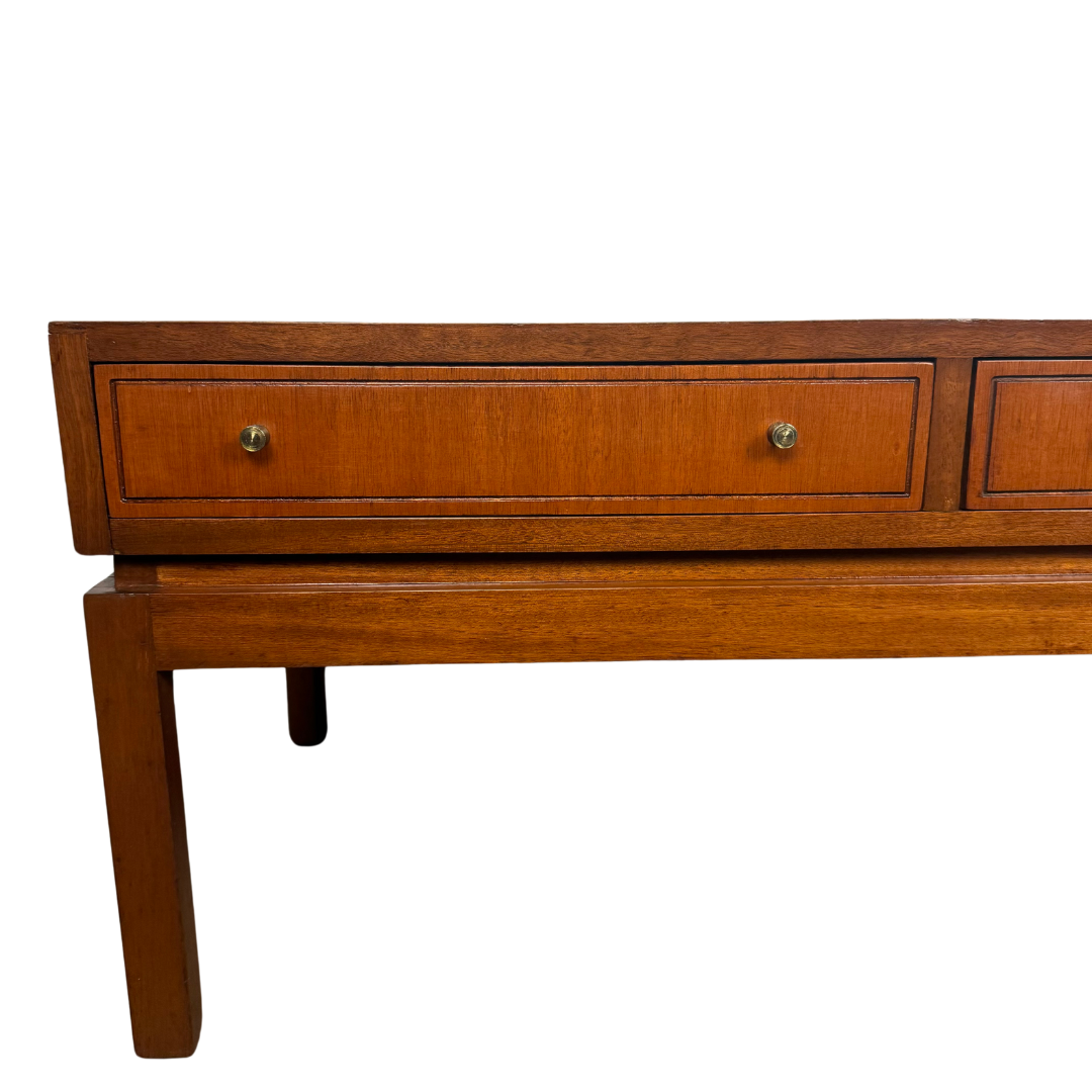 Mid Century 1960s Greaves & Thomas Low Console Coffee Table