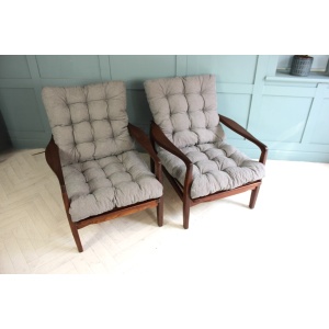 Mid-Century pair of Lounge Chairs by R W Toothill