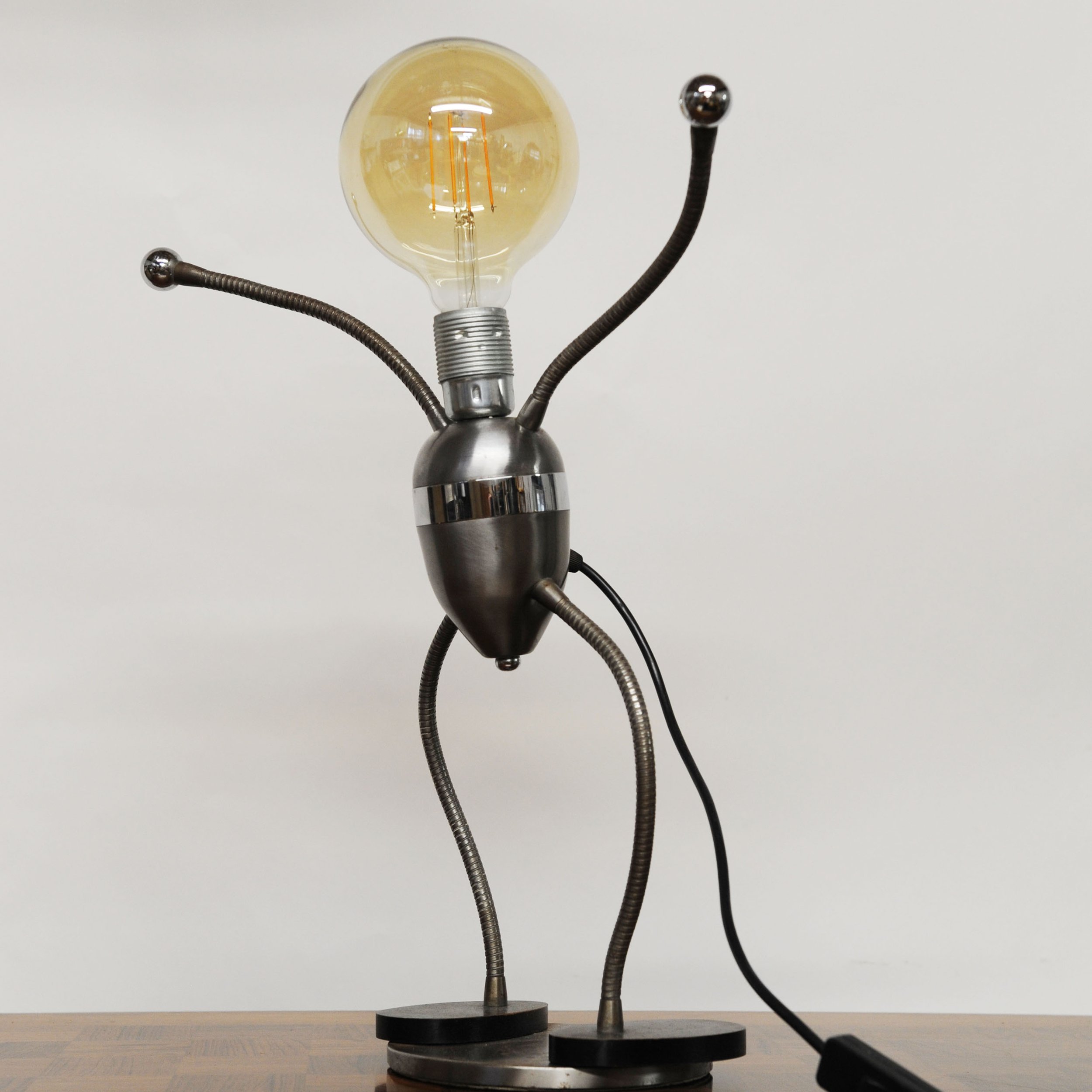 Robot Desk Lamp With Articulated Arms - 1970s