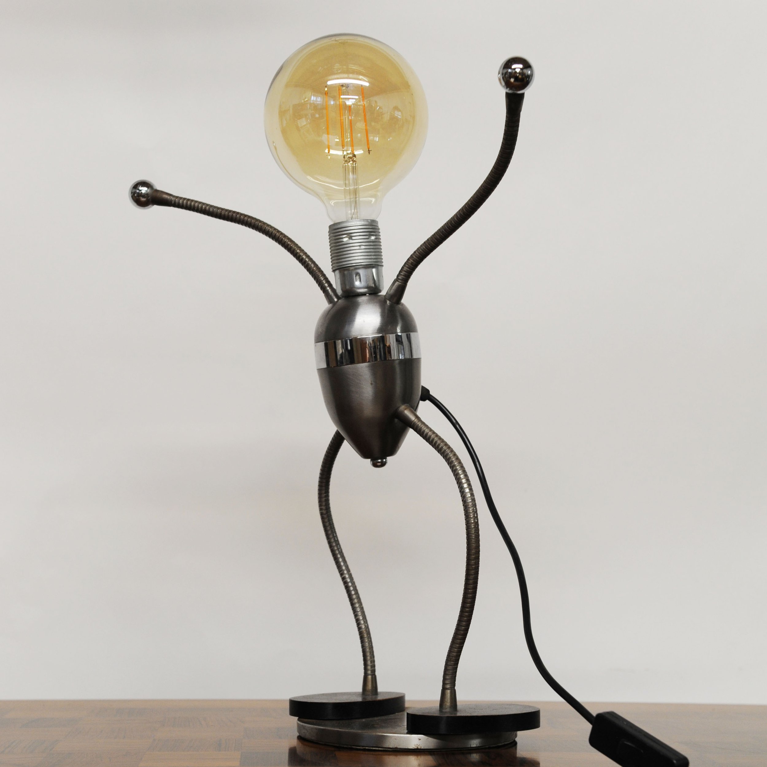 Robot Desk Lamp With Articulated Arms - 1970s