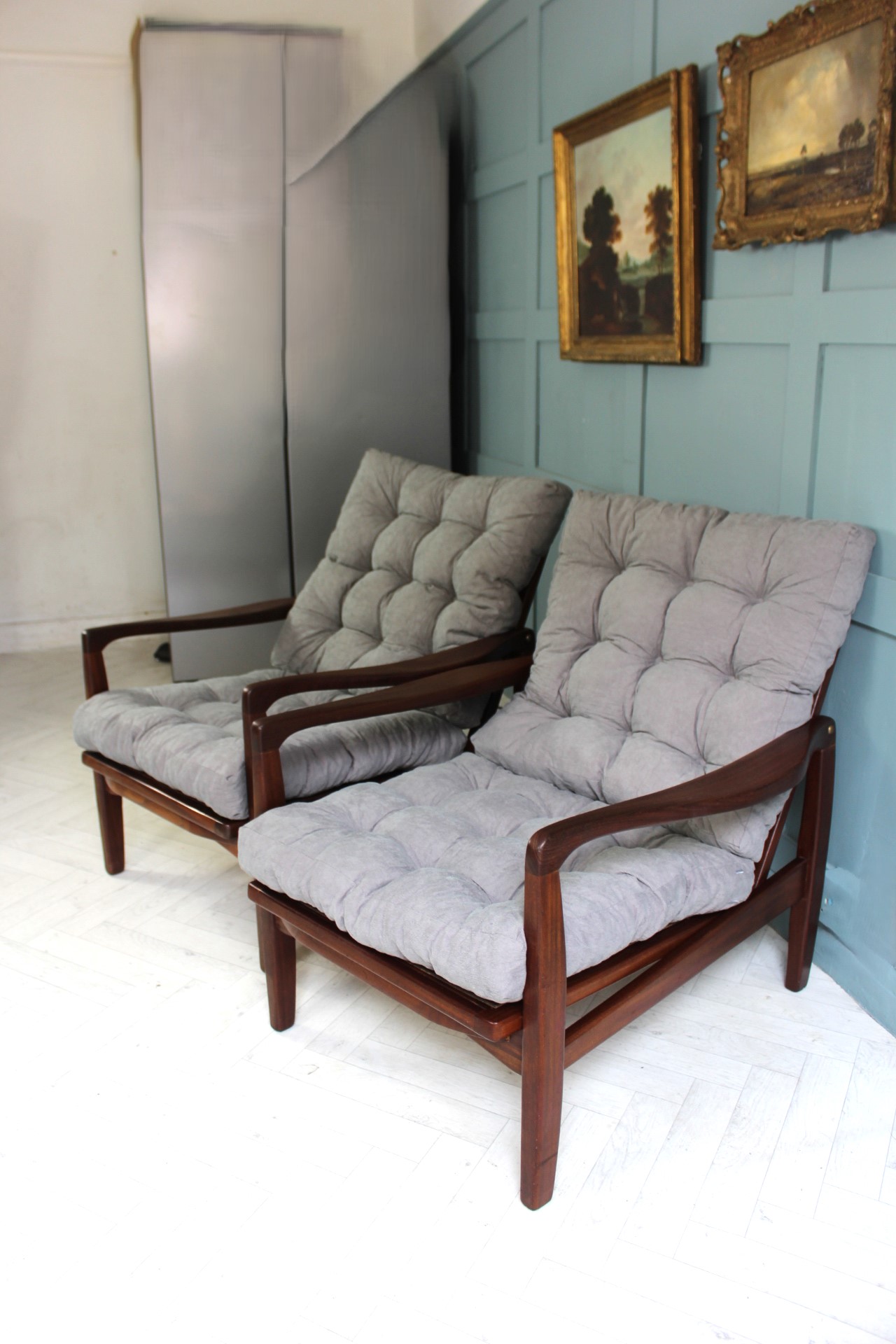 Mid-Century pair of Lounge Chairs by R W Toothill
