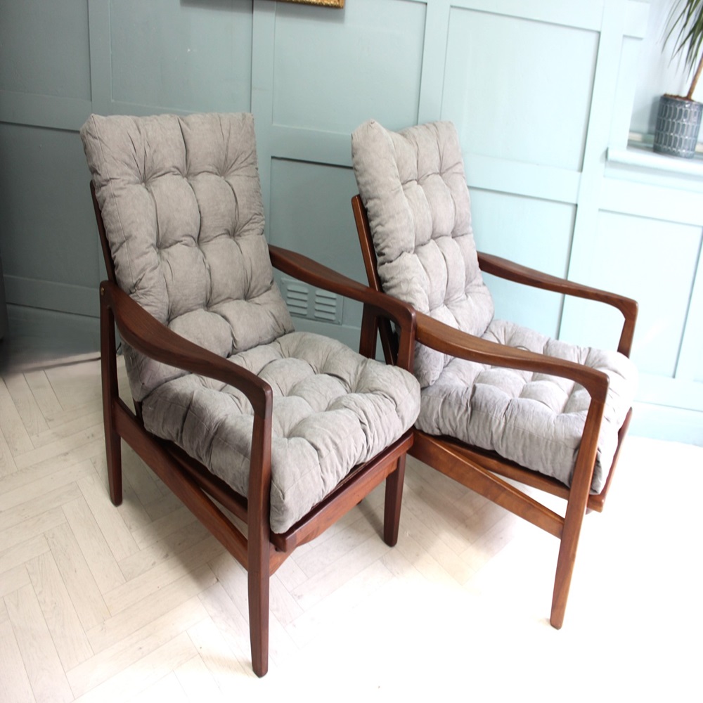 Mid-Century pair of Lounge Chairs by R W Toothill