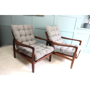 Mid-Century pair of Lounge Chairs by R W Toothill
