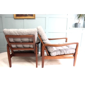 Mid-Century pair of Lounge Chairs by R W Toothill
