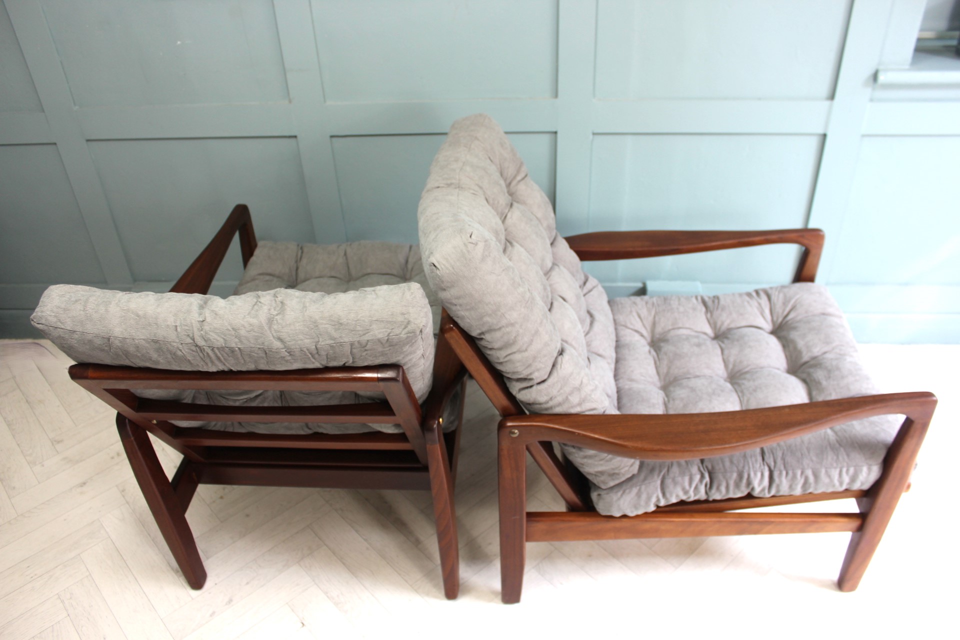 Mid-Century pair of Lounge Chairs by R W Toothill