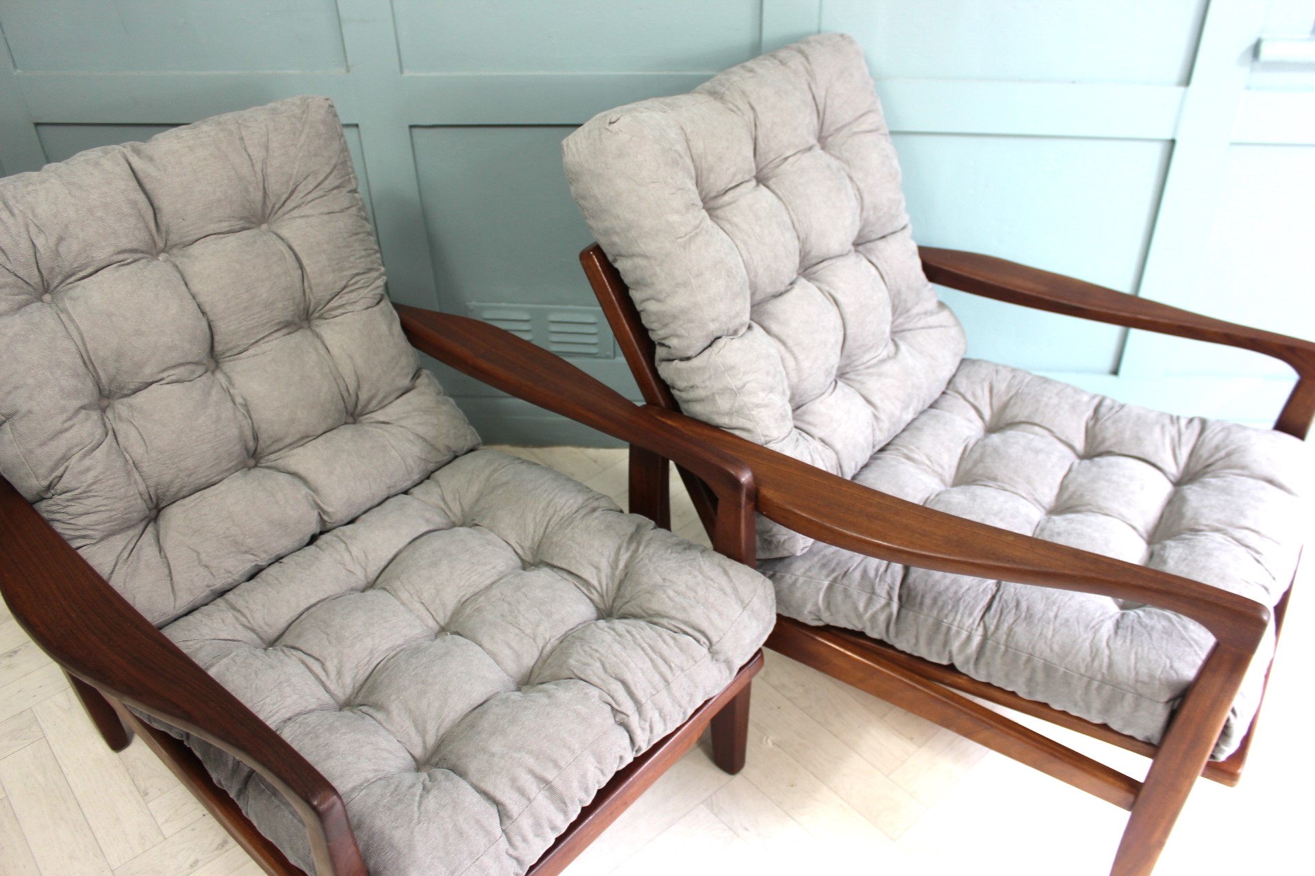 Mid-Century pair of Lounge Chairs by R W Toothill