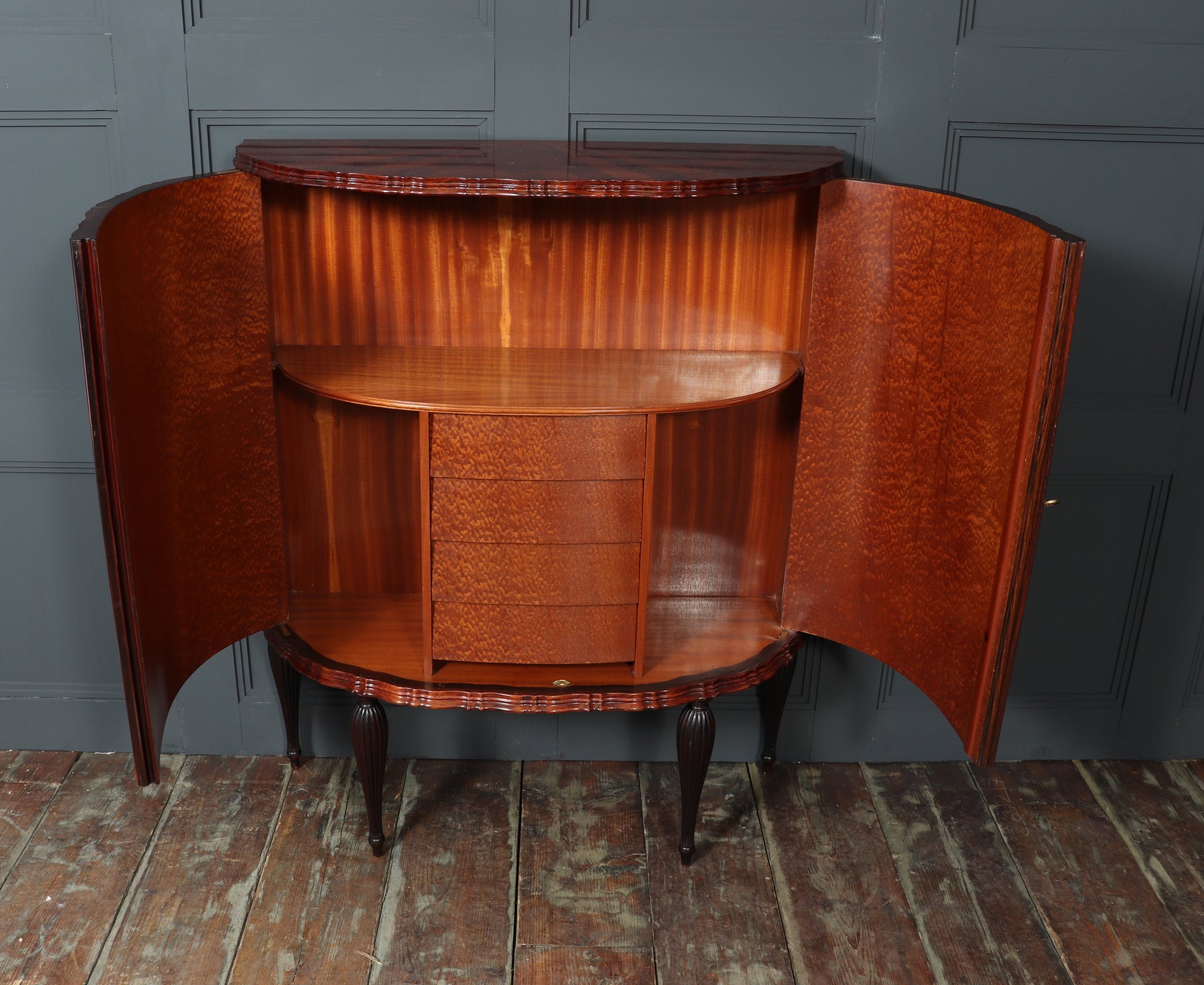 Mid Century Italian Rosewood Cabinet C1950
