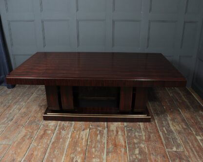 Stunning French Art Deco Macassar Ebony Dining Table - Image 5