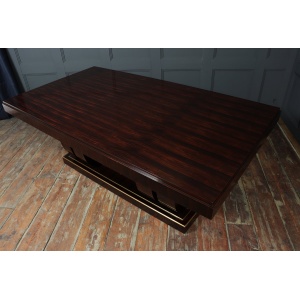 Stunning French Art Deco Macassar Ebony Dining Table