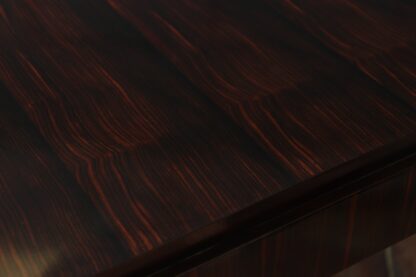 Stunning French Art Deco Macassar Ebony Dining Table - Image 10