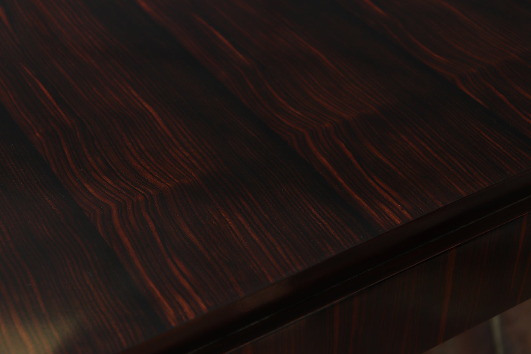 Stunning French Art Deco Macassar Ebony Dining Table