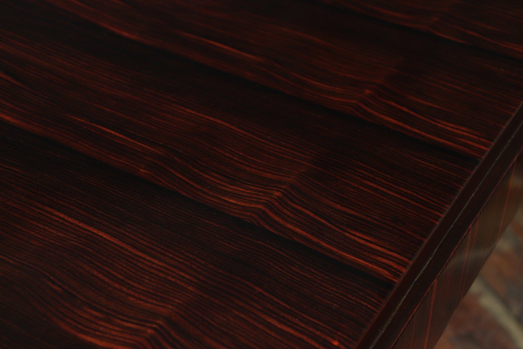 Stunning French Art Deco Macassar Ebony Dining Table