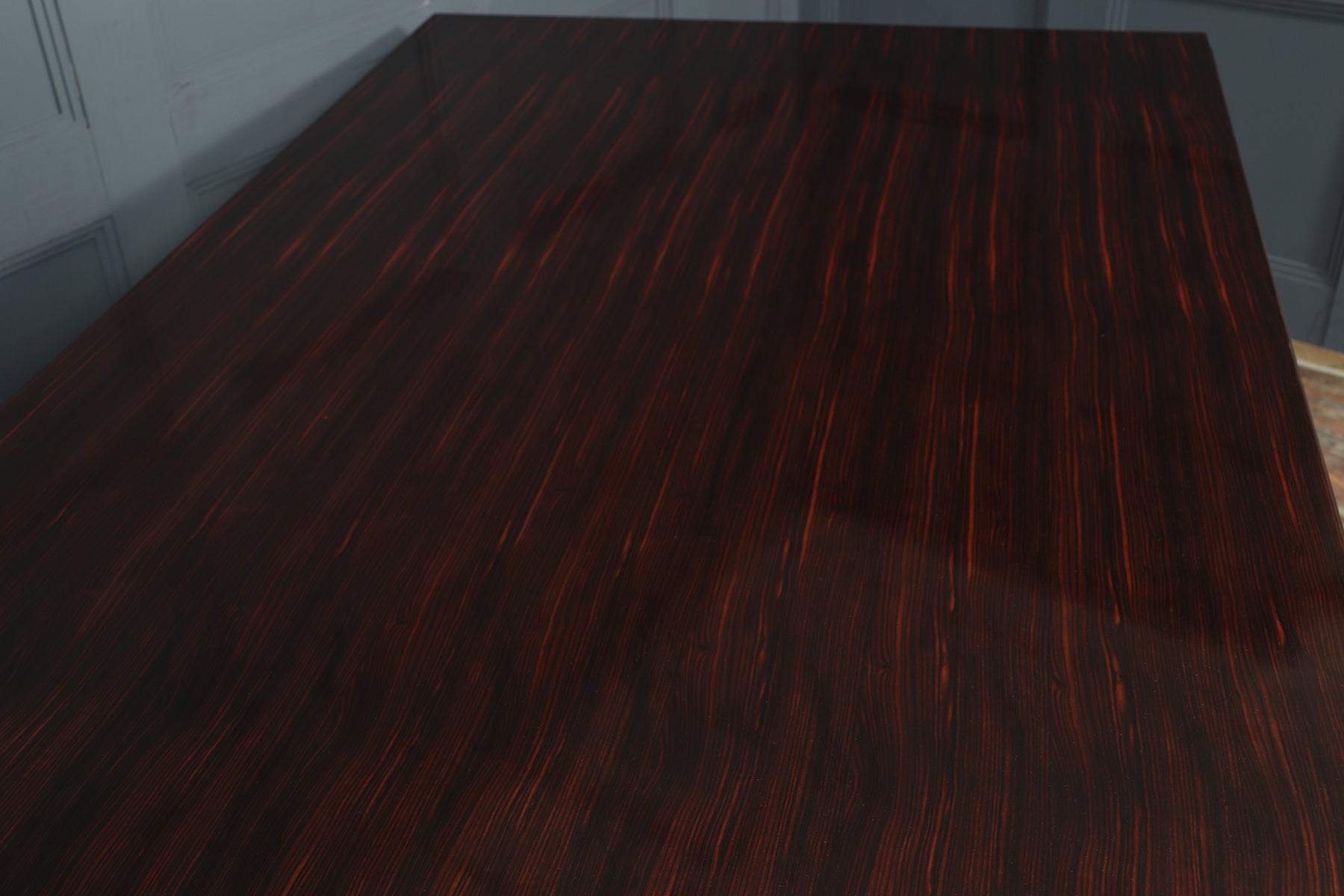Stunning French Art Deco Macassar Ebony Dining Table