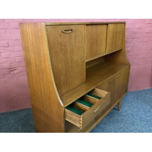 Jentique Mid Century High Sideboard In Teak