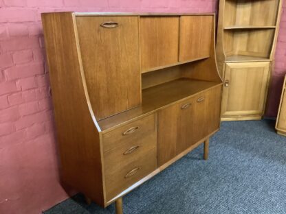 Jentique Mid Century High Sideboard In Teak - Image 11