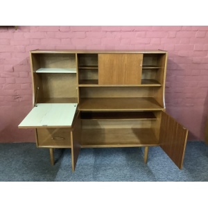 Jentique Mid Century High Sideboard In Teak