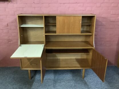 Jentique Mid Century High Sideboard In Teak - Image 6