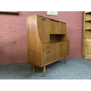 Jentique Mid Century High Sideboard In Teak