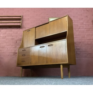 Jentique Mid Century High Sideboard In Teak