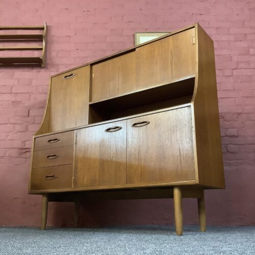 Jentique Mid Century High Sideboard In Teak.