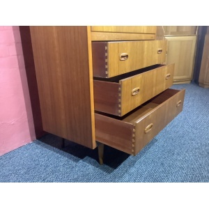 Lebus Mid Century Chest Of Six Drawers In Teak