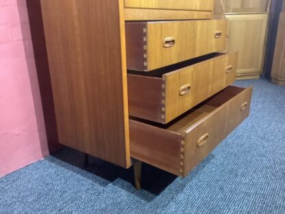 Lebus Mid Century Chest Of Six Drawers In Teak - Image 12