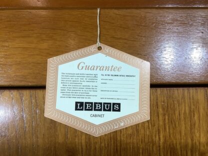 Lebus Mid Century Chest Of Six Drawers In Teak - Image 11