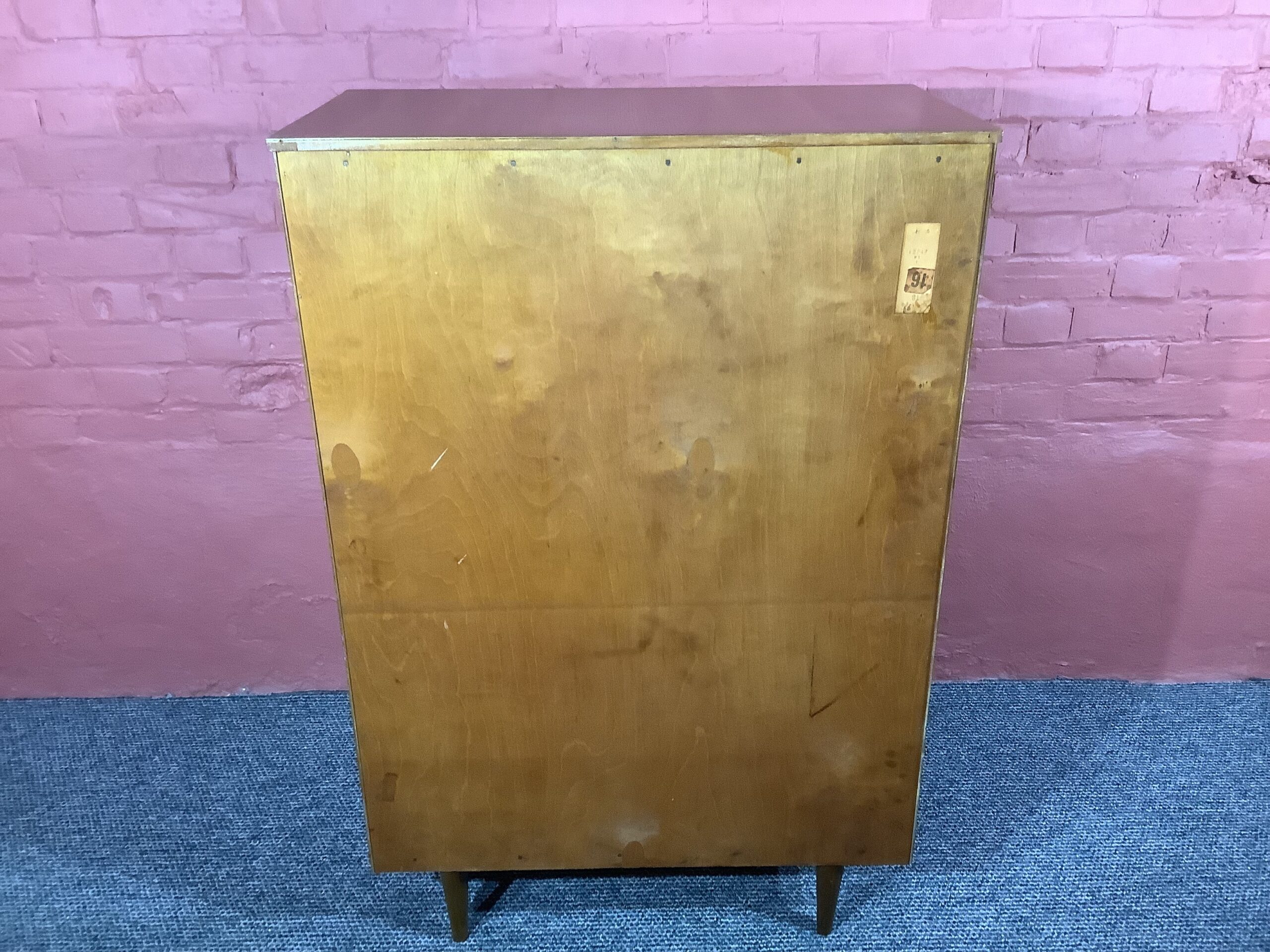 Lebus Mid Century Chest Of Six Drawers In Teak