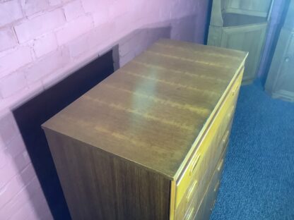 Lebus Mid Century Chest Of Six Drawers In Teak - Image 6