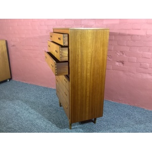 Lebus Mid Century Chest Of Six Drawers In Teak