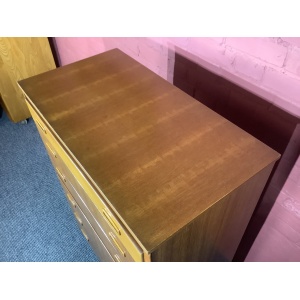 Lebus Mid Century Chest Of Six Drawers In Teak
