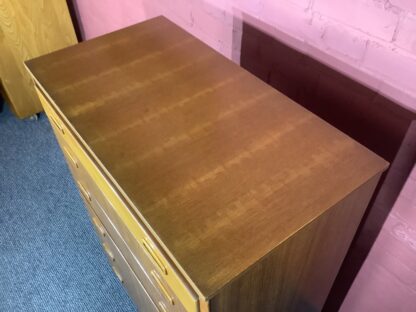 Lebus Mid Century Chest Of Six Drawers In Teak - Image 8