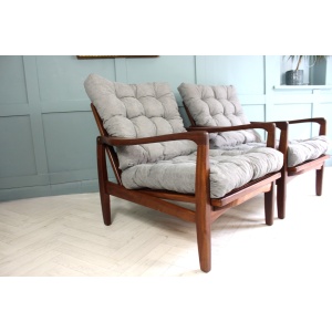 Mid-Century pair of Lounge Chairs by R W Toothill