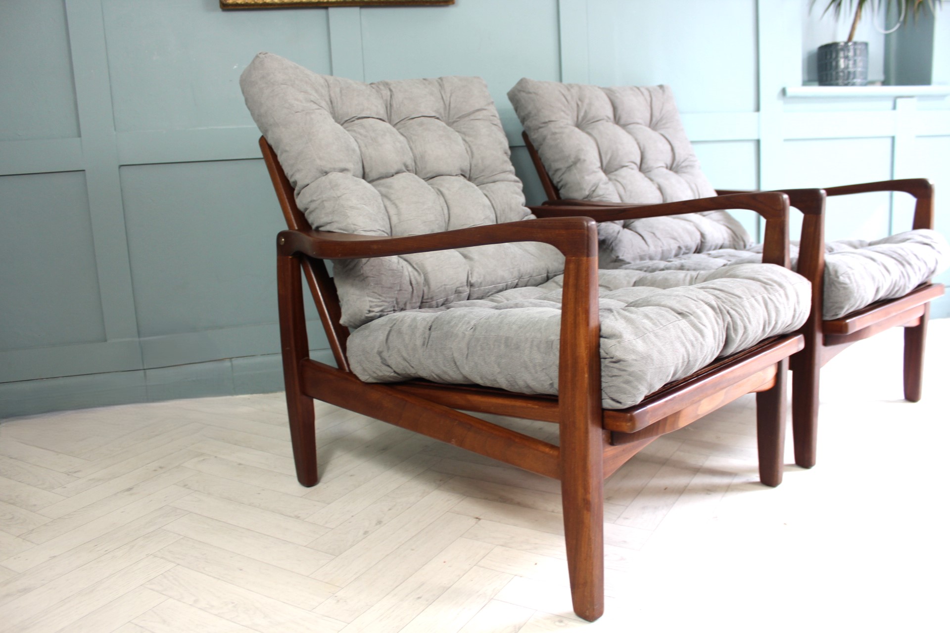 Mid-Century pair of Lounge Chairs by R W Toothill