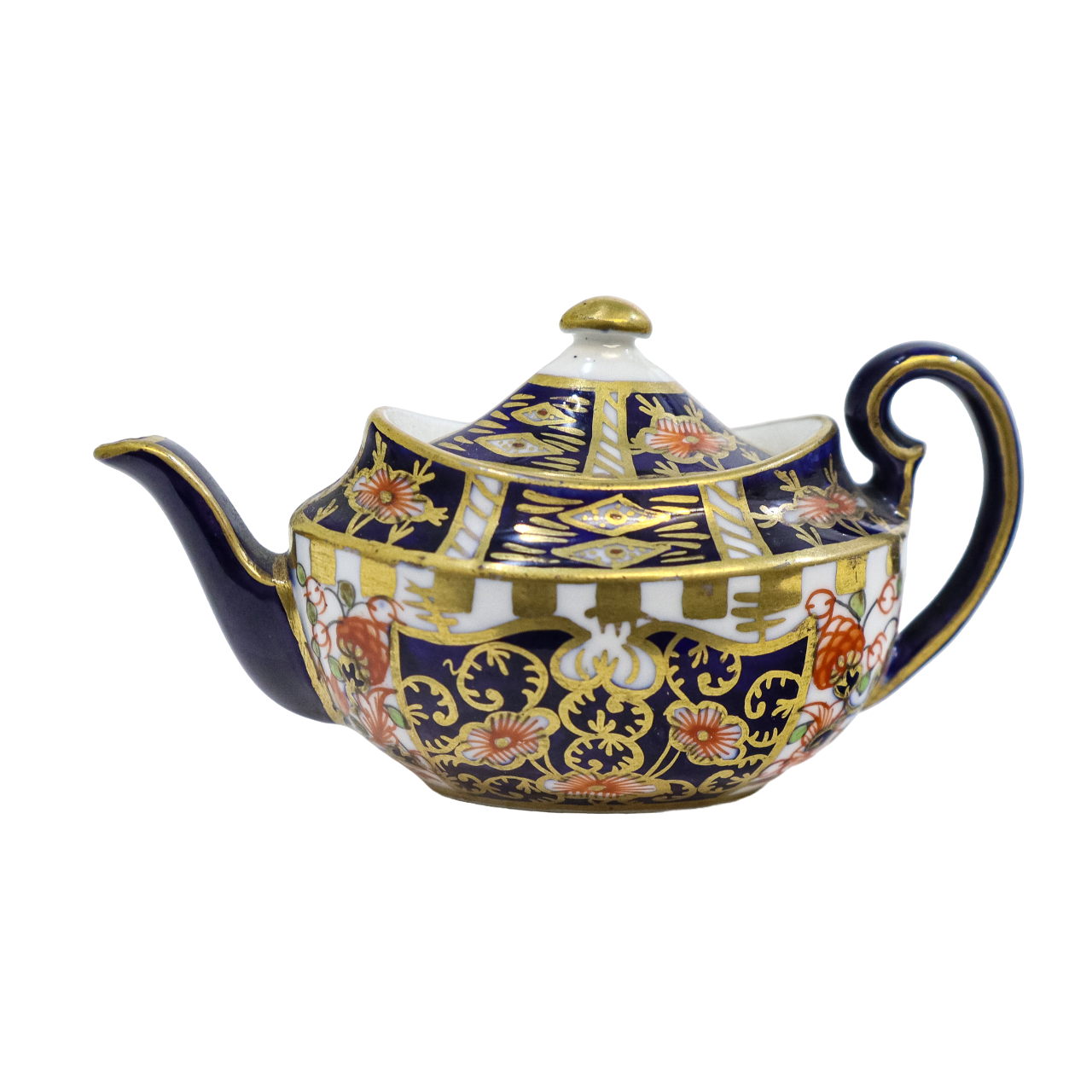 Miniature Royal Crown Derby Teapot