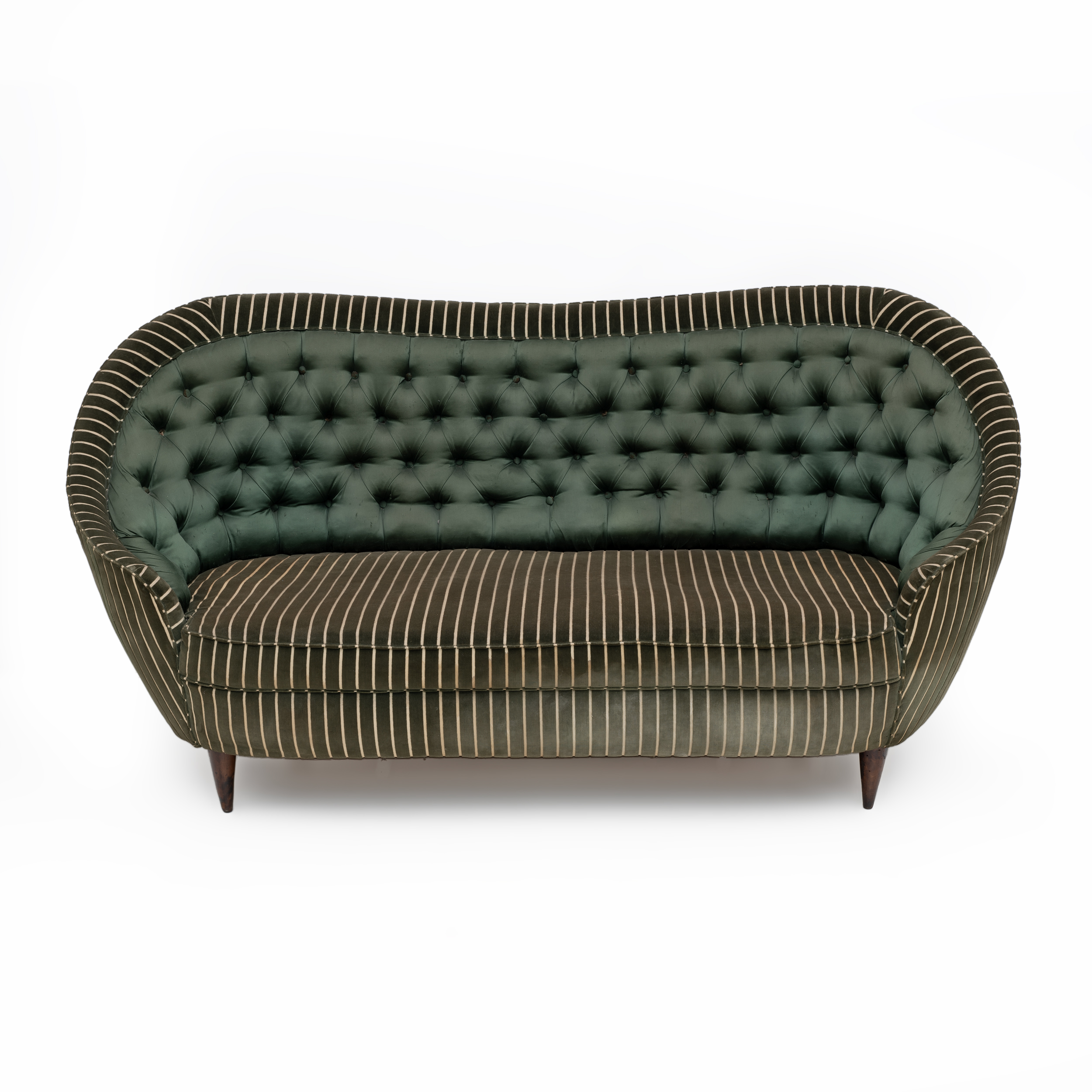Gio Ponti Mid-century Modern Italian Sofa for Casa e Giardino, 1940s