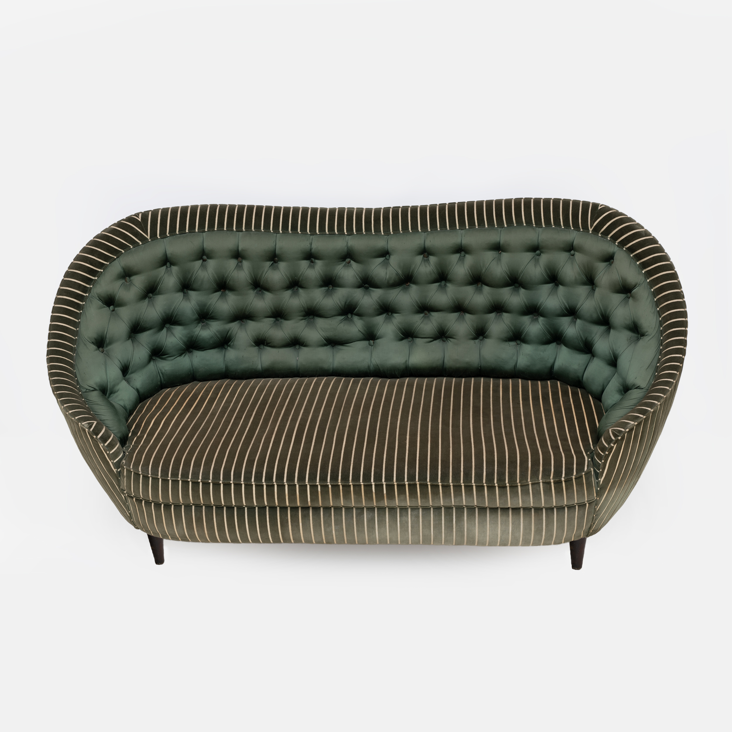 Gio Ponti Mid-century Modern Italian Sofa for Casa e Giardino, 1940s