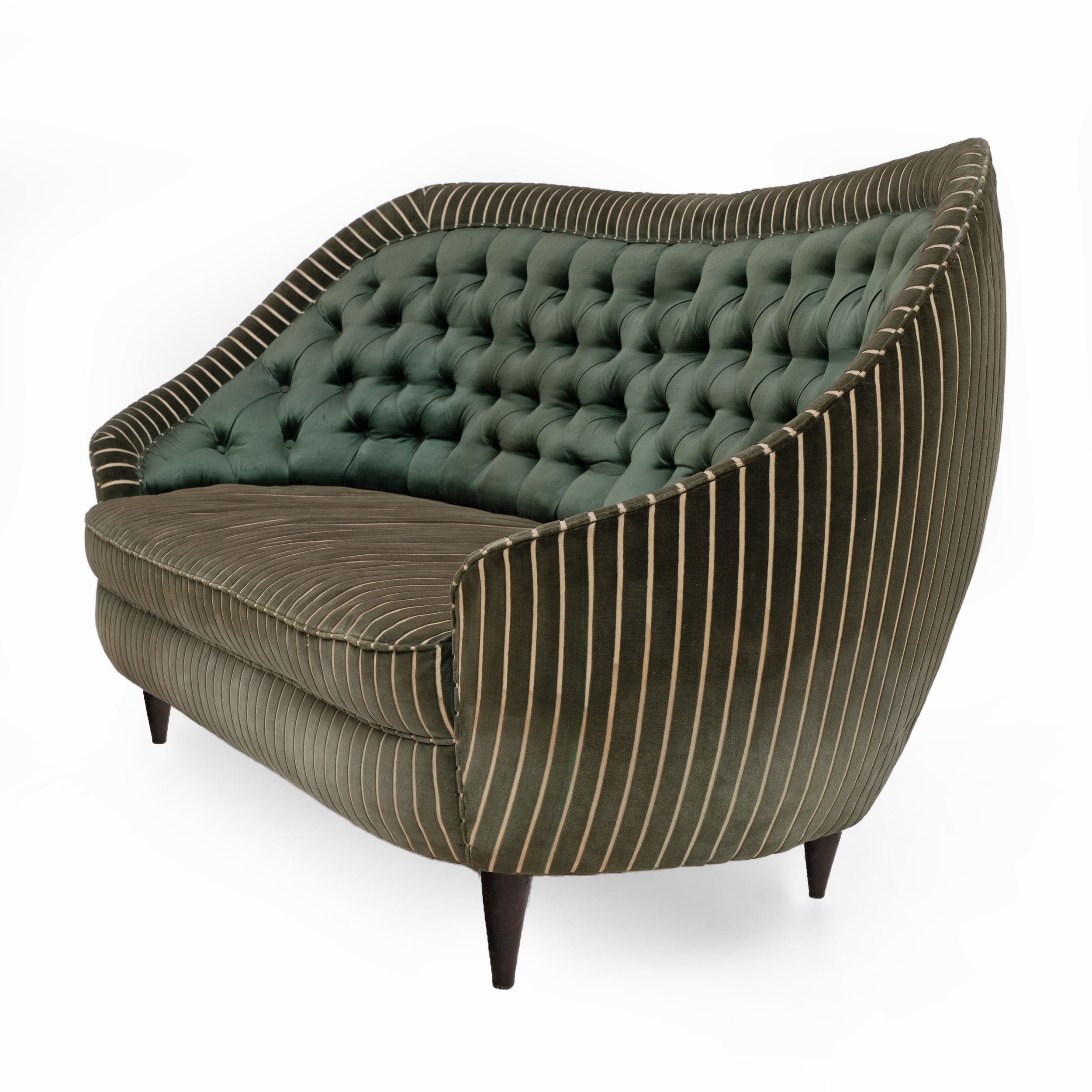Gio Ponti Mid-century Modern Italian Sofa for Casa e Giardino, 1940s