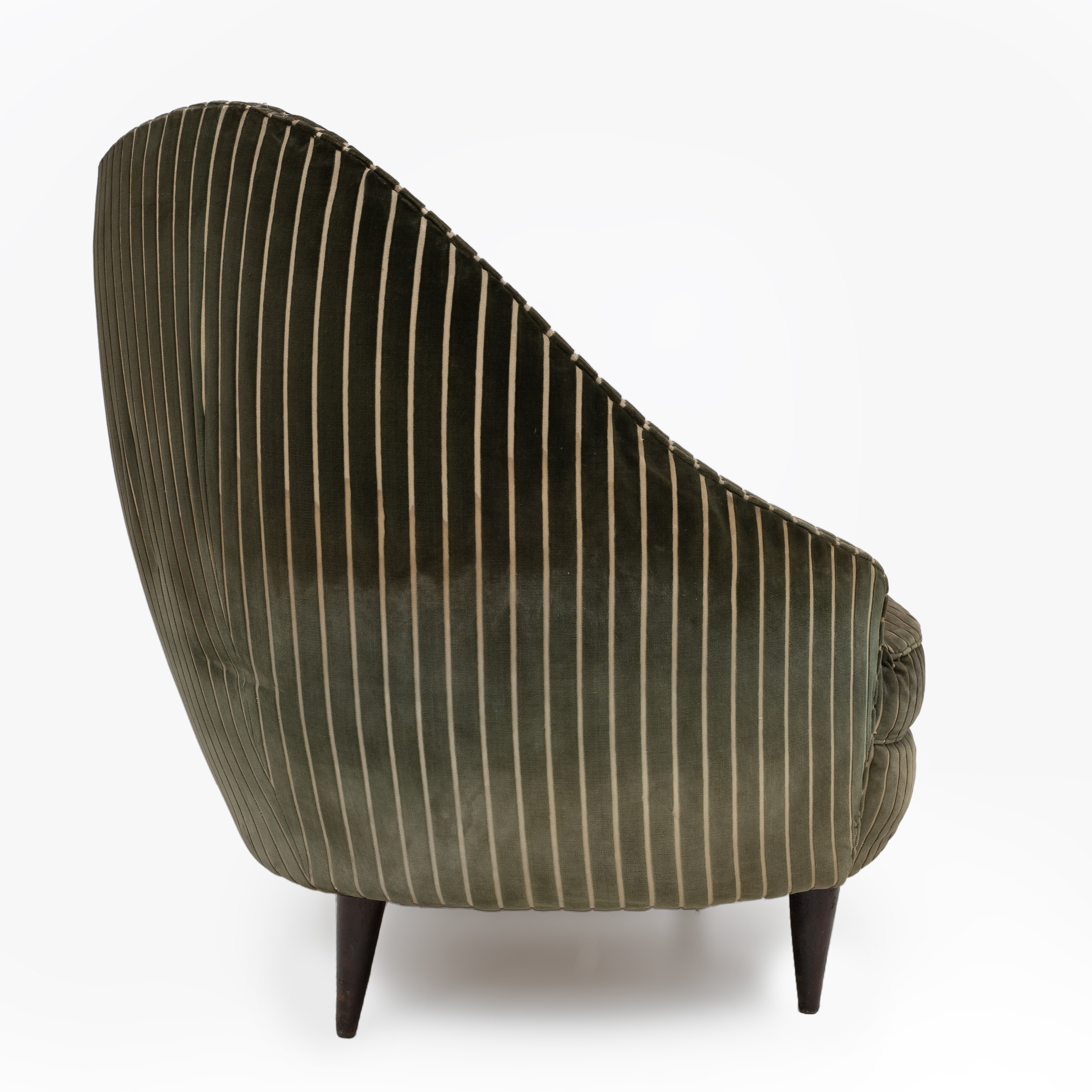 Gio Ponti Mid-century Modern Italian Armchairs for Casa e Giardino, 1940s