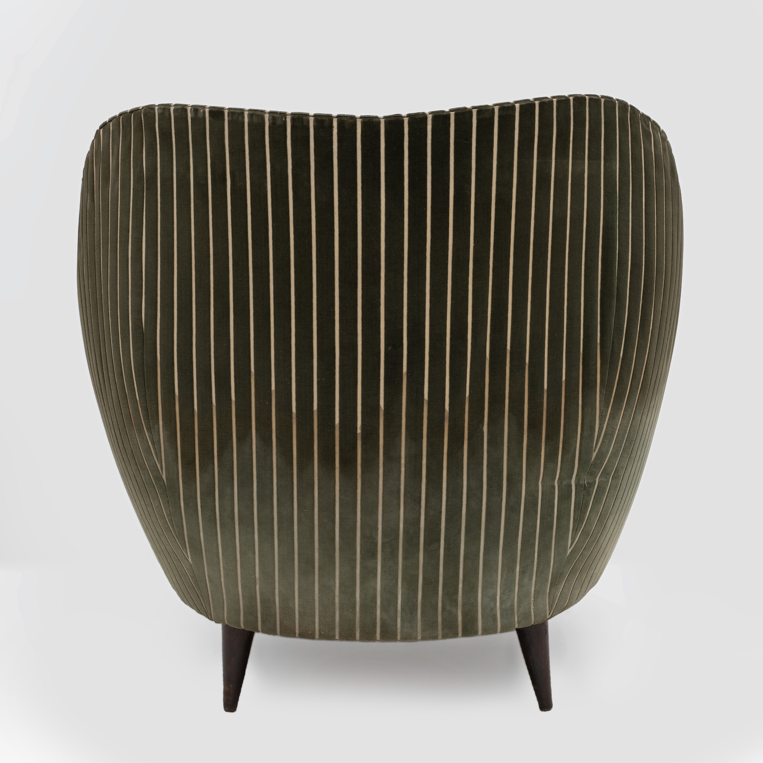 Gio Ponti Mid-century Modern Italian Armchairs for Casa e Giardino, 1940s