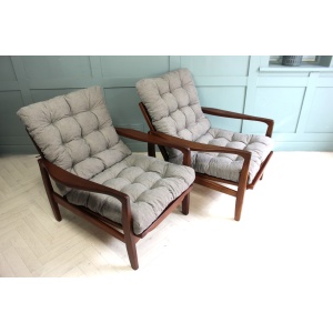 Mid-Century pair of Lounge Chairs by R W Toothill