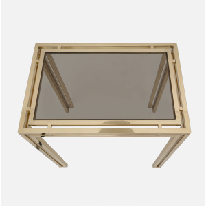 Mid-century Modern Italian Brass Console Table, 1970s