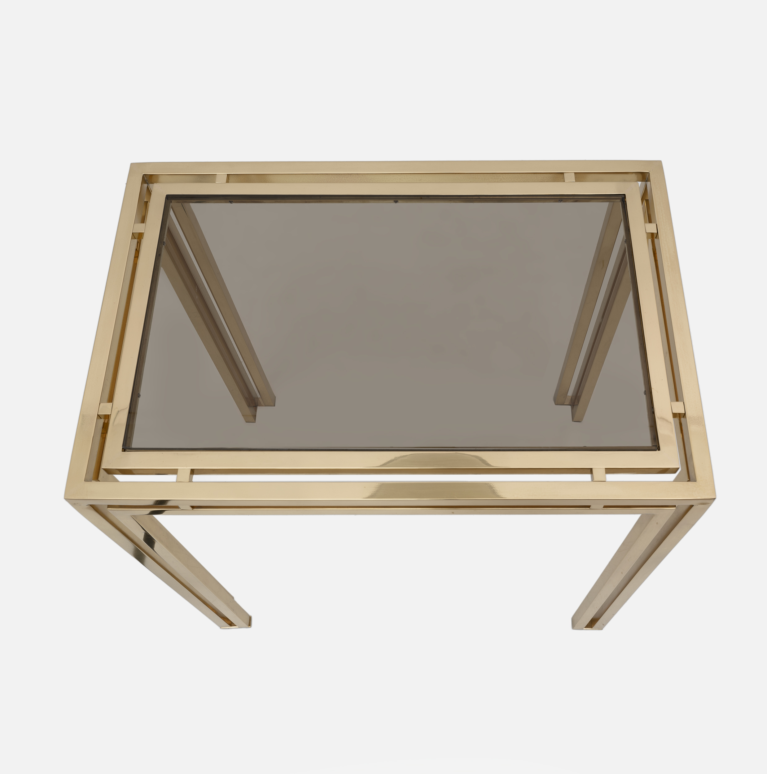 Mid-century Modern Italian Brass Console Table, 1970s