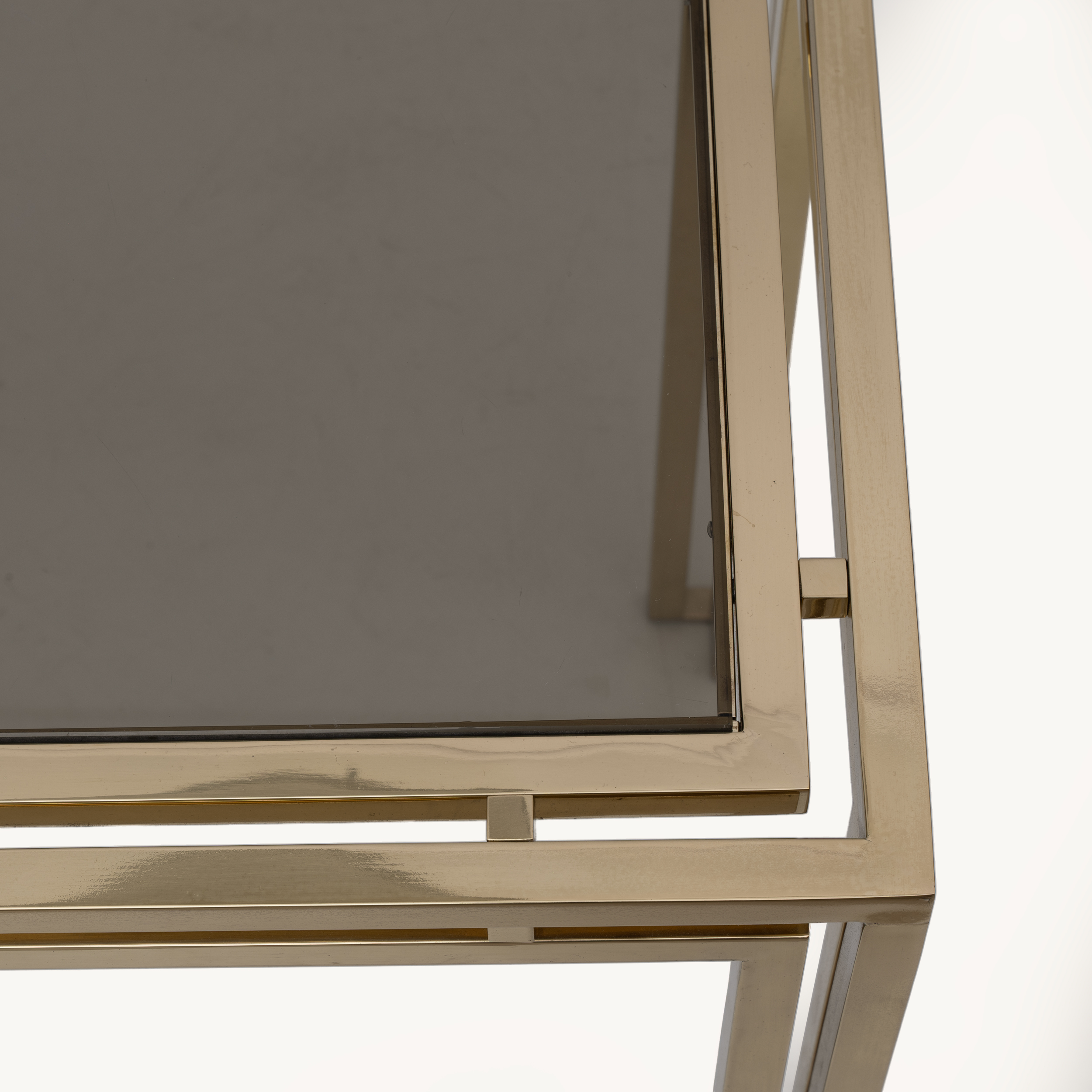 Mid-century Modern Italian Brass Console Table, 1970s