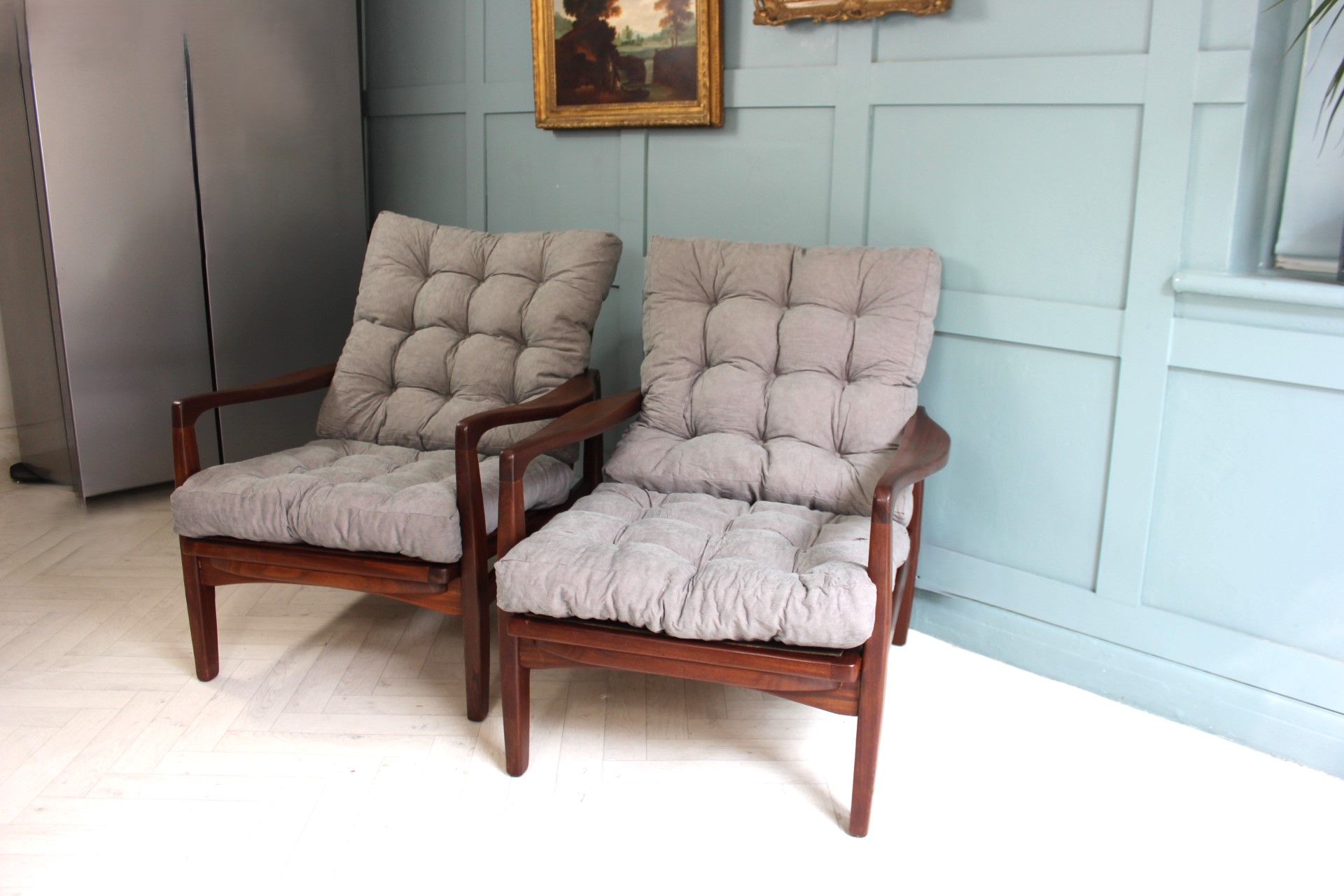 Mid-Century pair of Lounge Chairs by R W Toothill